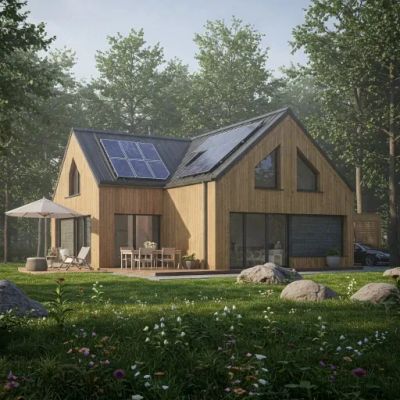 Słoneczny Dom Pasywny: Twój Osobisty Generator Prądu z Magazynem Energii