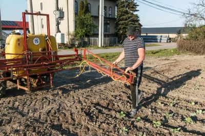 Nowoczesne nawożenie dolistne - widok poglądowy